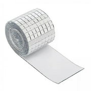Abbraccia 2xMirror Mosaic Self Binder Mirror Mosaics Square Glass Mosaic Tiles for Art Collage , 120cm 10mmx10mm, 2 Pcs